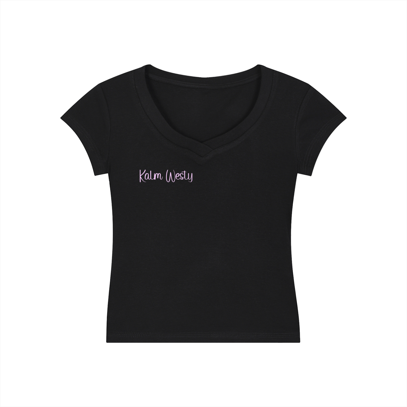 Essential V-Neck Bodycon T-Shirt