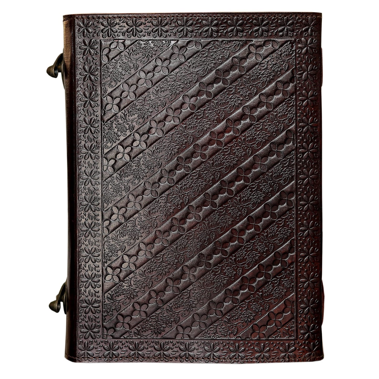 Sun & Moon Leather Journal | Celestial Spiritual Notebook