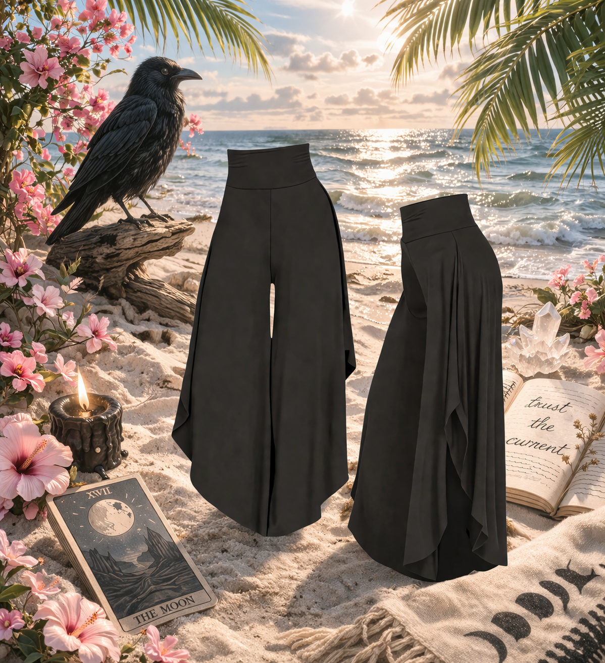 Boho Flow Pants | Coastal Witch Wide Leg Beach Pants