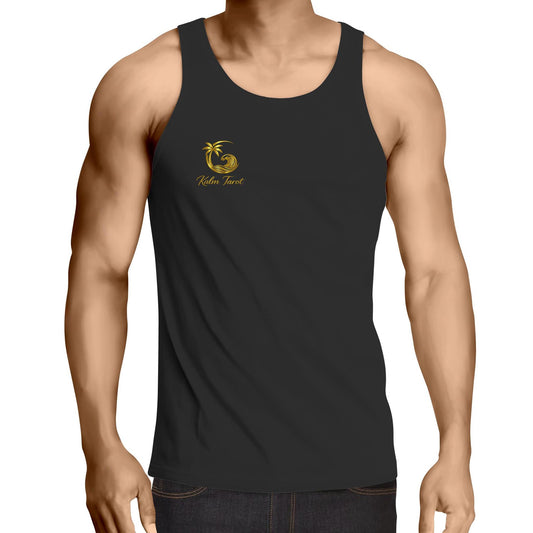 Men’s Coastal Tarot Singlet | Celestial Beach Tank